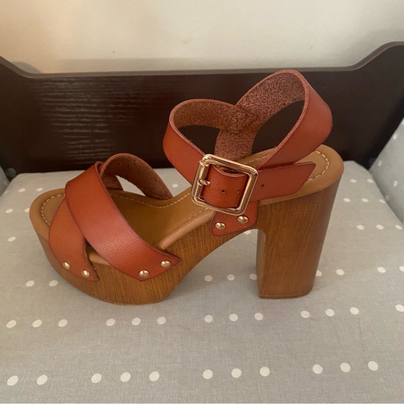 Vintage Limelight  Vegan Platform Sandals Shoe - Picture 5 of 13